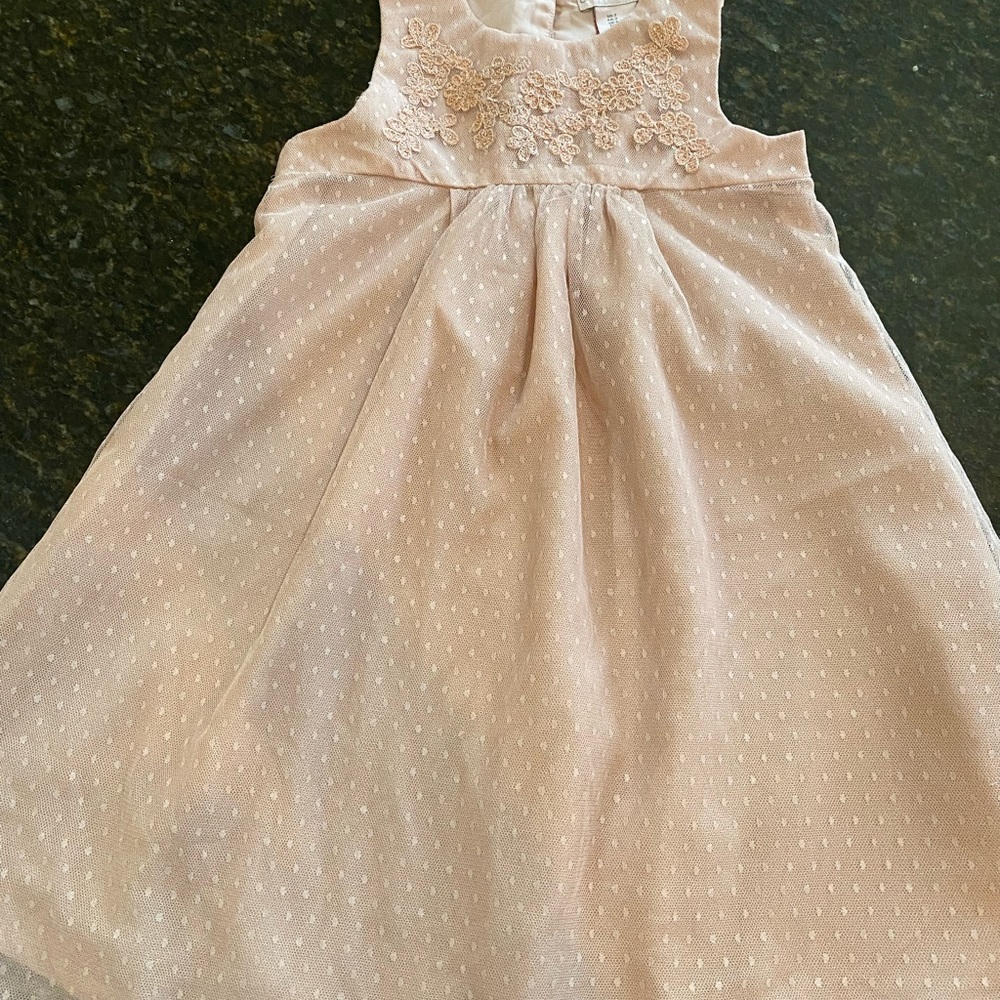 Beautiful girls peachy/ pink dress